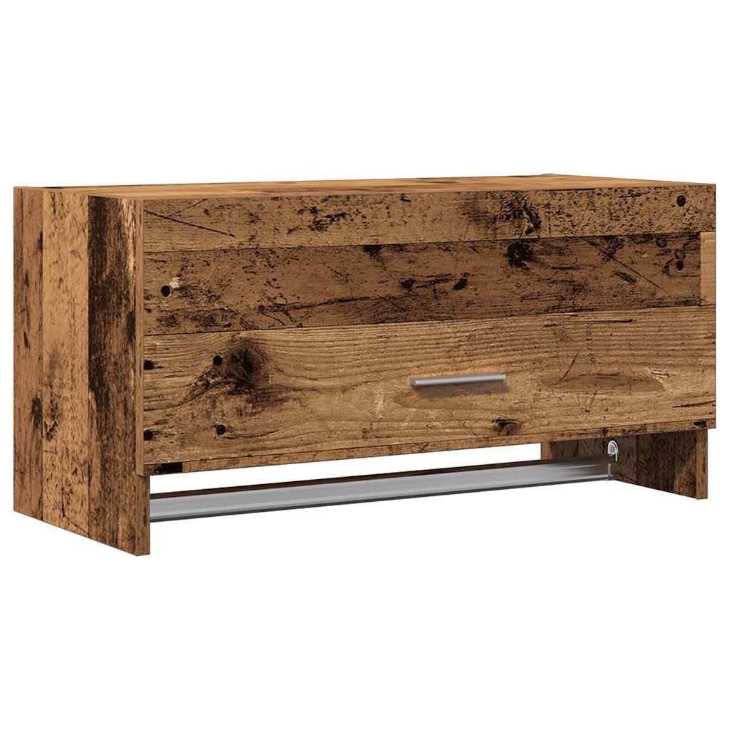 Garde-robe vieux bois 70x32,5x35 cm bois d'ingénierie - XIOS