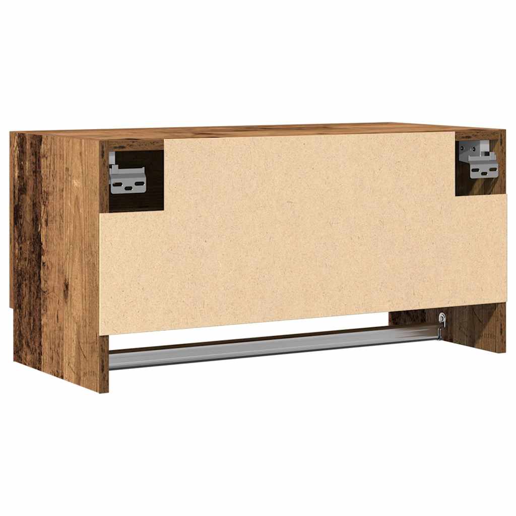 Garde-robe vieux bois 70x32,5x35 cm bois d'ingénierie - XIOS