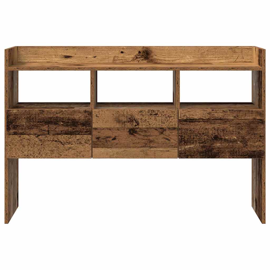 Buffet vieux bois 105x30x70 cm bois d'ingénierie - XIOS