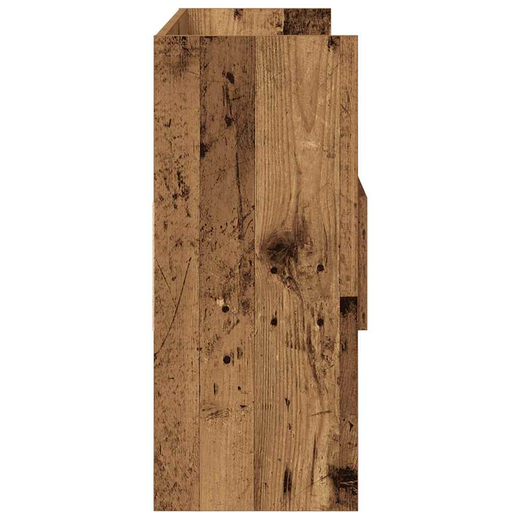 Buffet vieux bois 105x30x70 cm bois d'ingénierie - XIOS