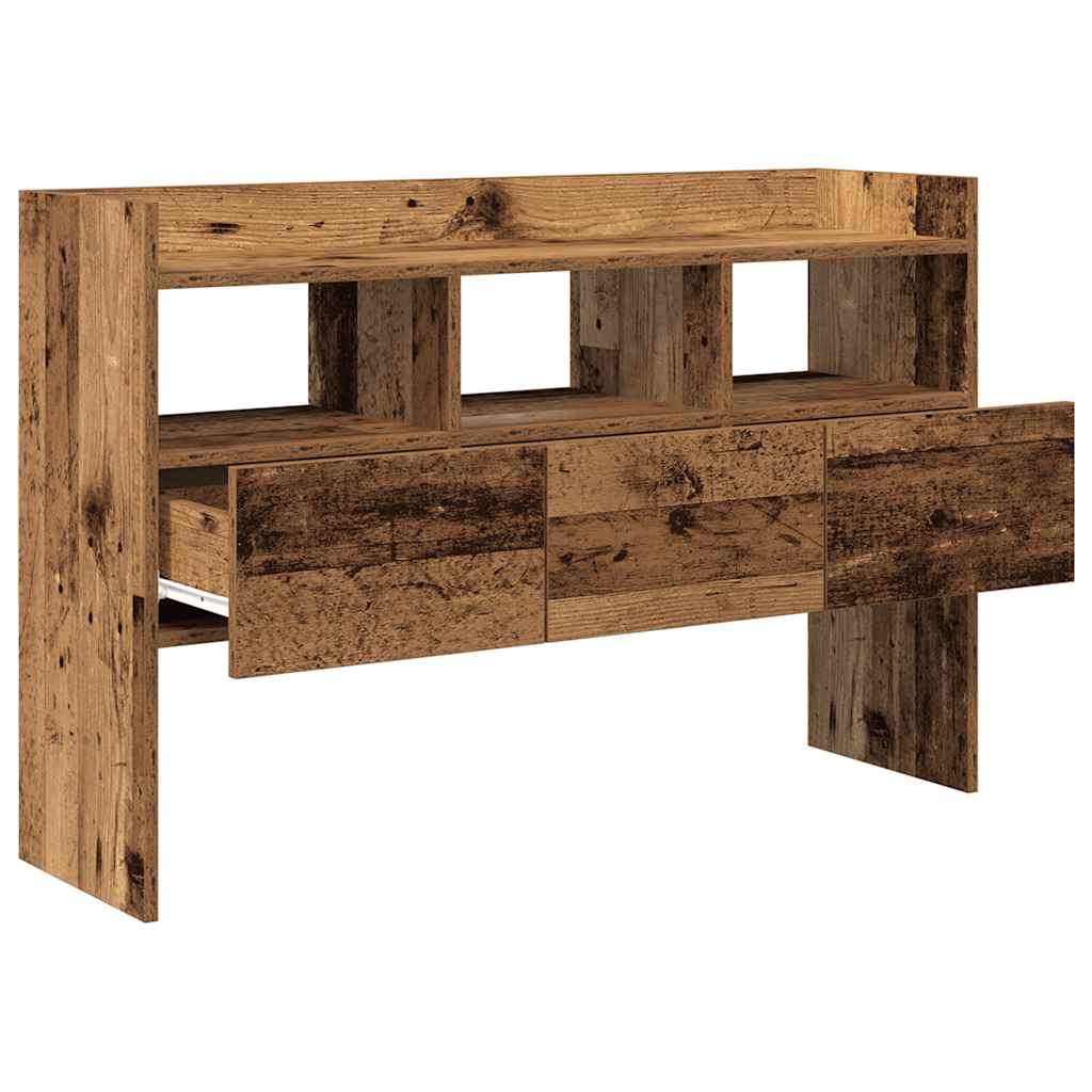 Buffet vieux bois 105x30x70 cm bois d'ingénierie - XIOS