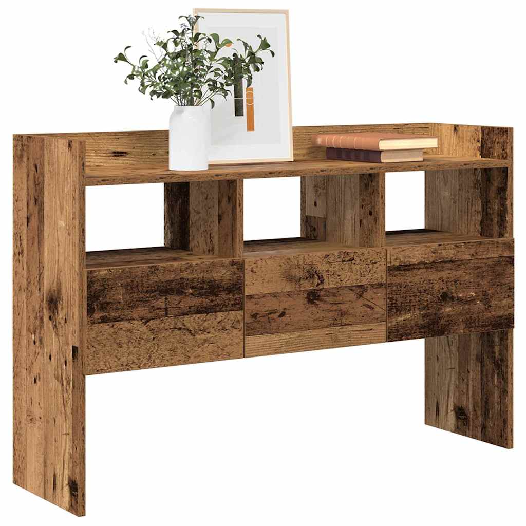Buffet vieux bois 105x30x70 cm bois d'ingénierie - XIOS