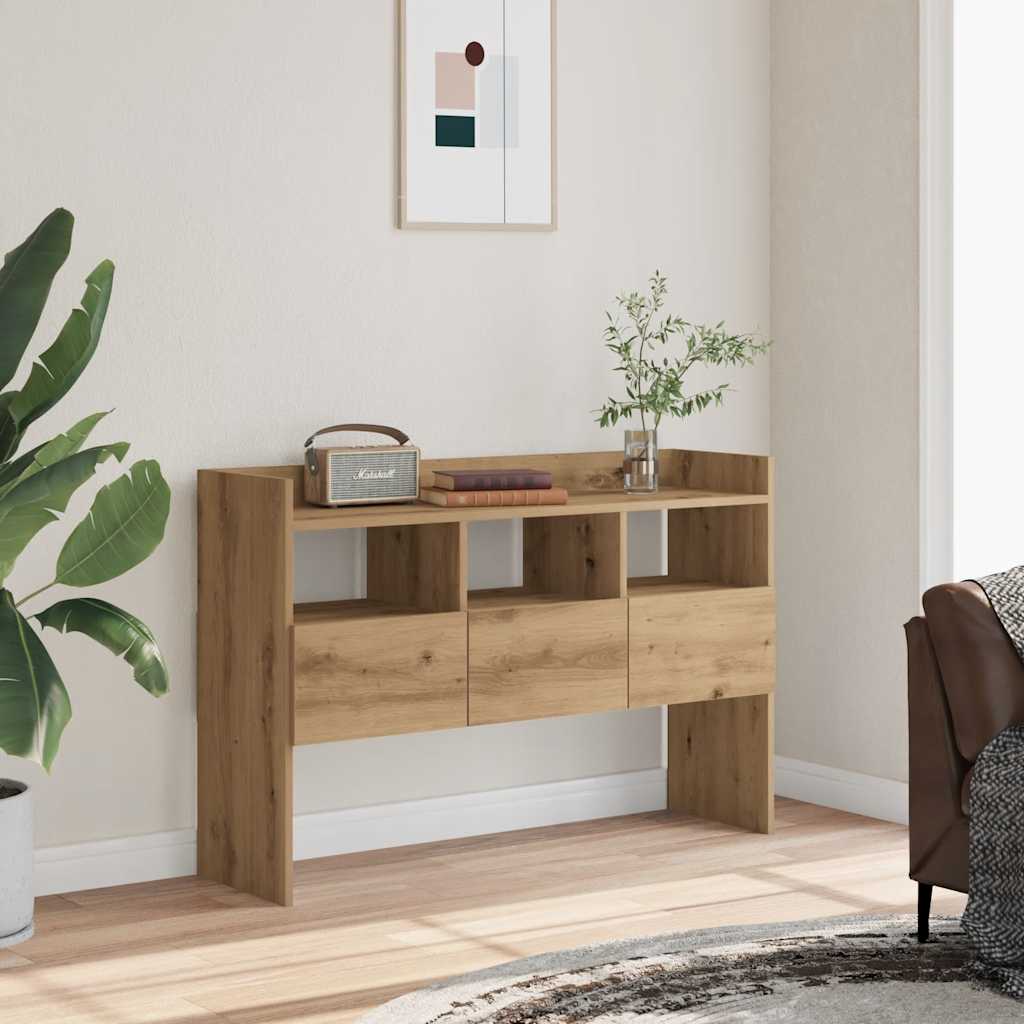 Buffet chêne artisanal 105x30x70 cm bois d'ingénierie - XIOS