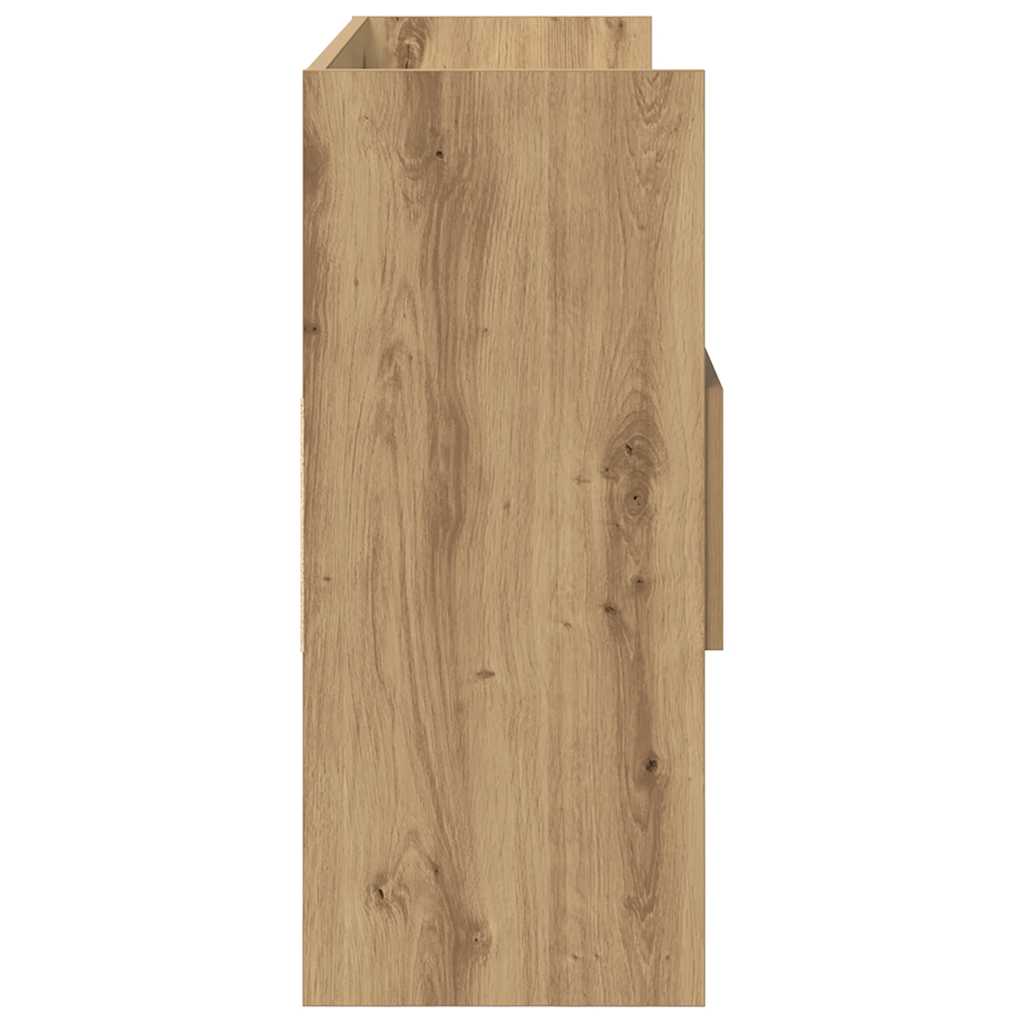 Buffet chêne artisanal 105x30x70 cm bois d'ingénierie - XIOS