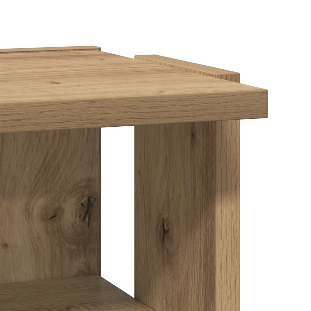 Armoire à chaussures chêne artisanal bois d'ingénierie - XIOS