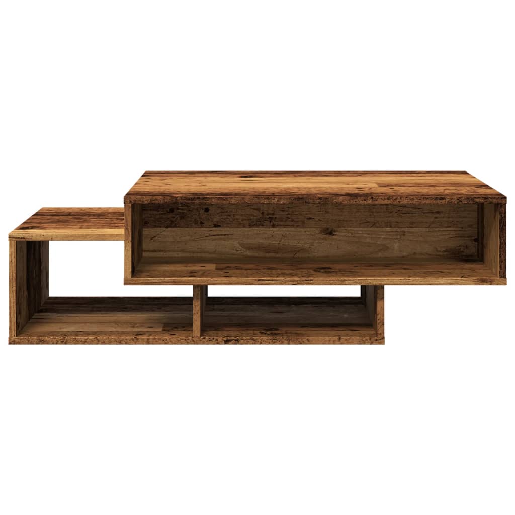 Table basse vieux bois 105x55x32 cm bois d'ingénierie - XIOS
