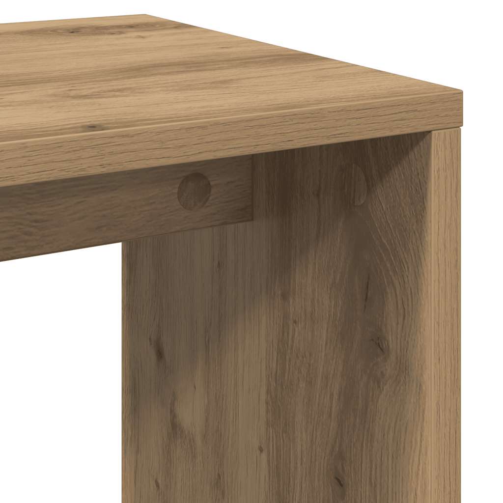 Tables gigognes 3 pcs chêne artisanal bois d'ingénierie - XIOS