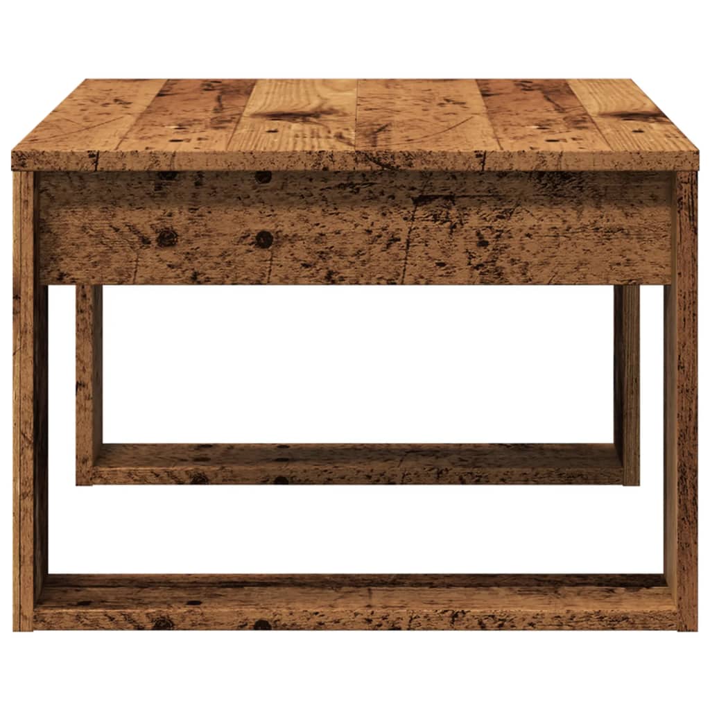 Table d'appoint vieux bois 50x50x35 cm bois d'ingénierie Tables basses vidaXL