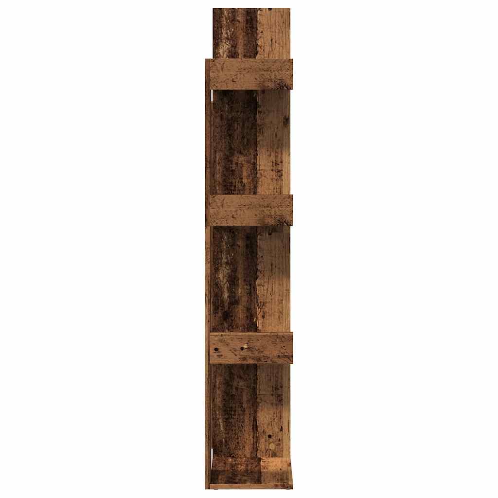 Bibliothèque vieux bois 48x25,5x140 cm bois d'ingénierie