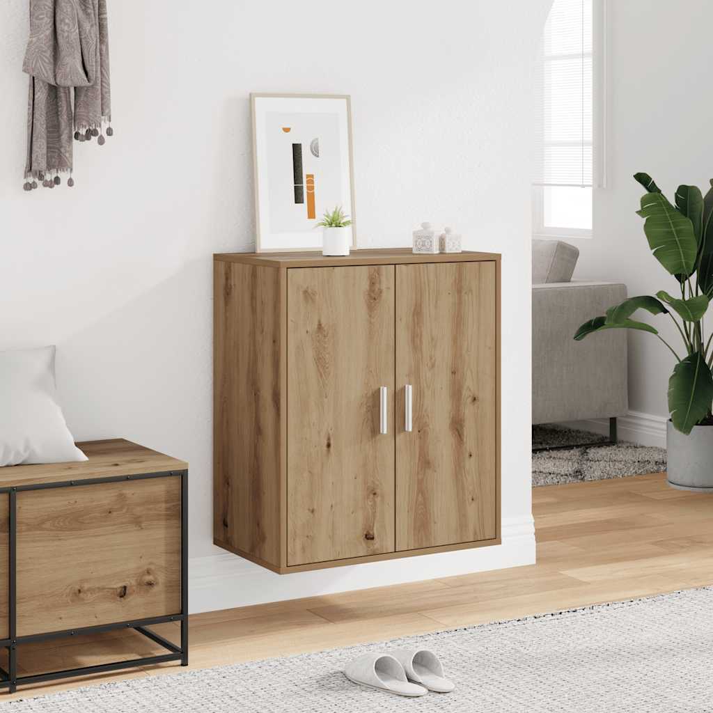 Armoire à chaussures chêne artisanal bois d'ingénierie - XIOS