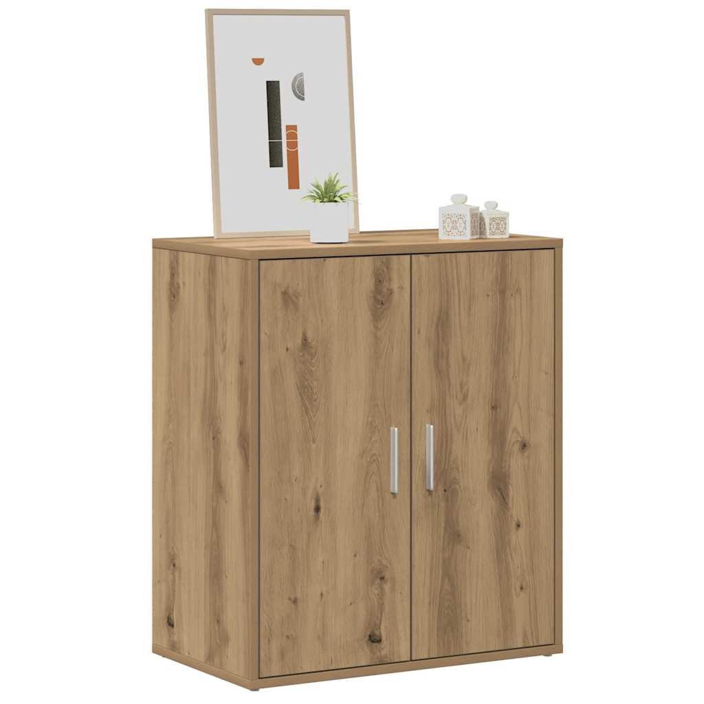Armoire à chaussures chêne artisanal bois d'ingénierie - XIOS