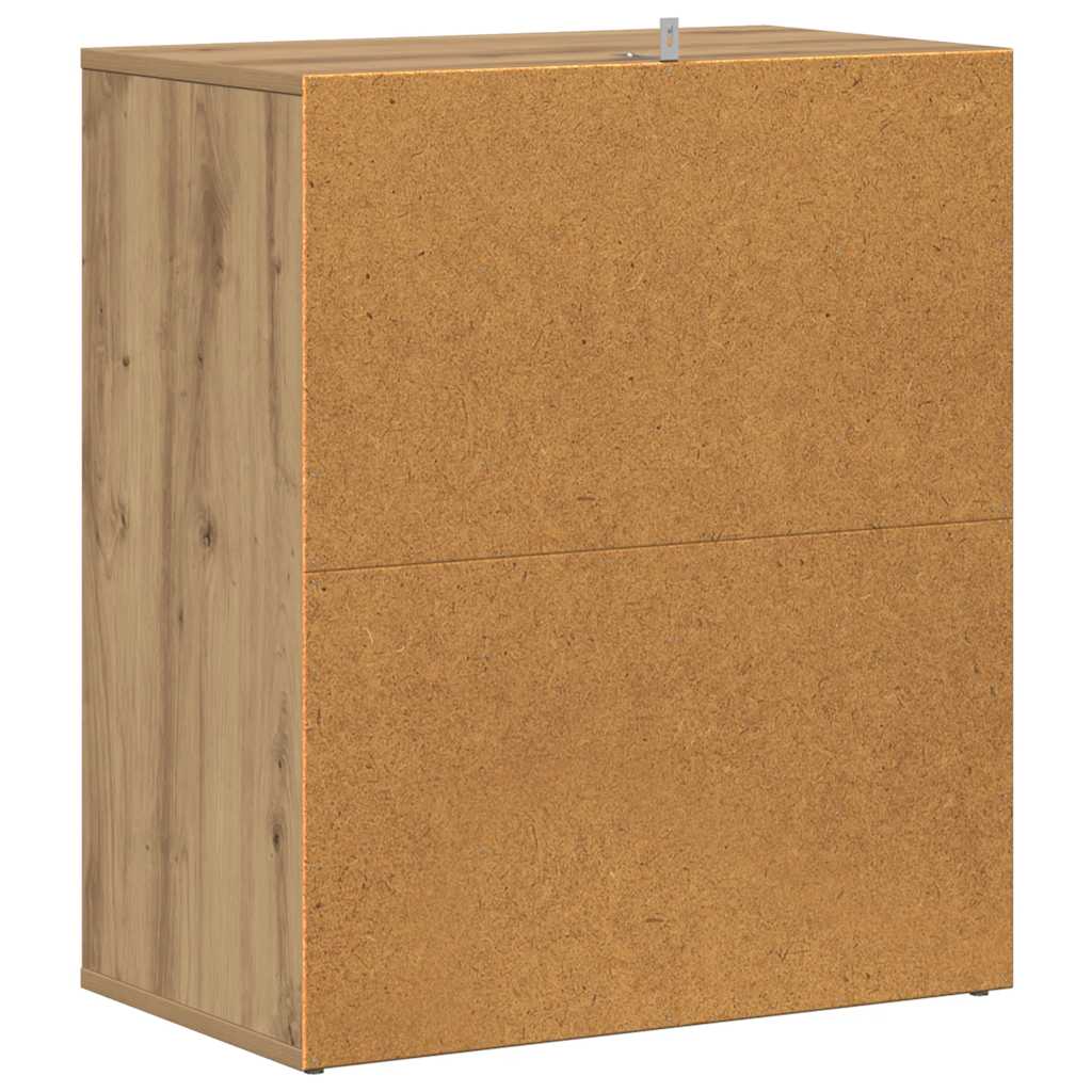 Armoire à chaussures chêne artisanal bois d'ingénierie - XIOS