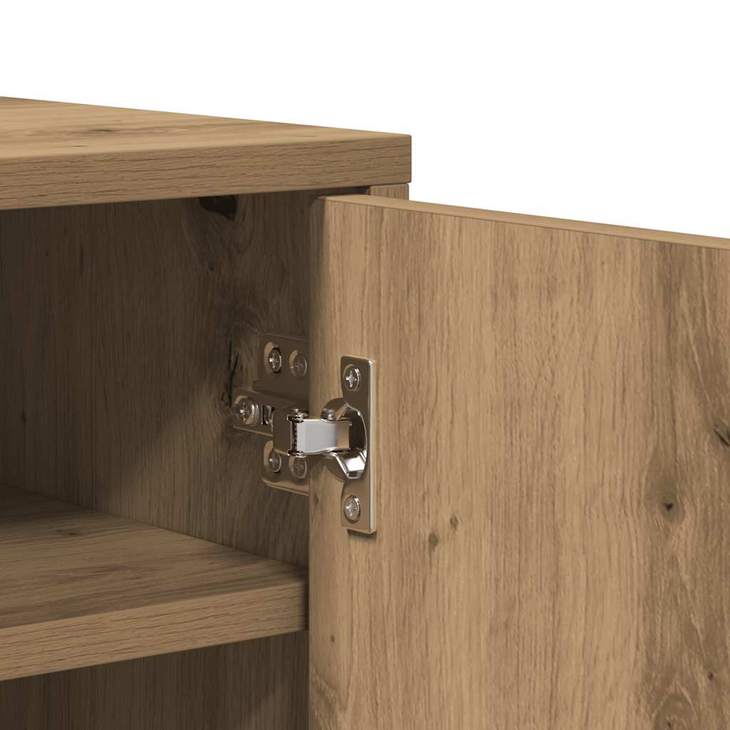 Armoire à chaussures chêne artisanal bois d'ingénierie - XIOS