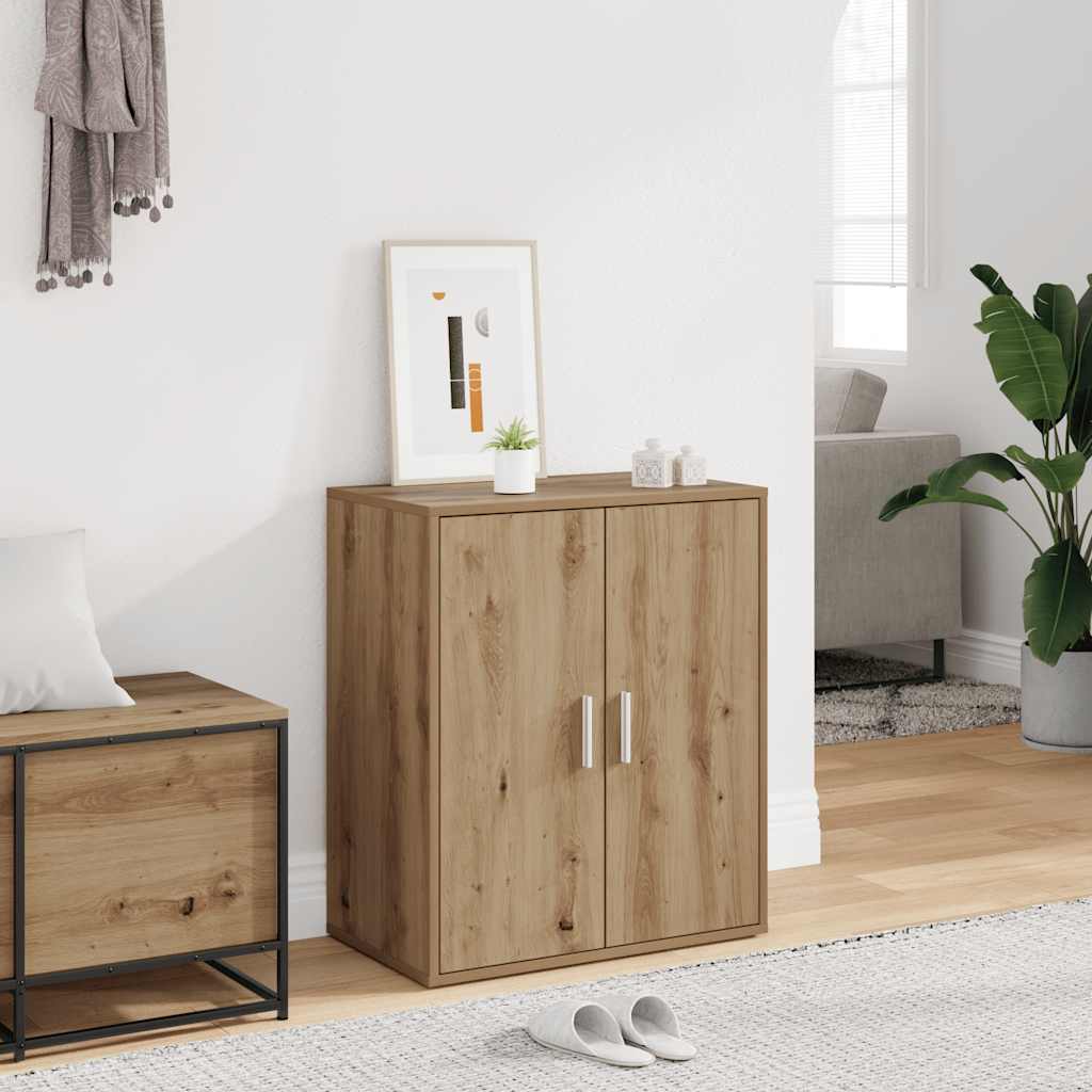 Armoire à chaussures chêne artisanal bois d'ingénierie - XIOS