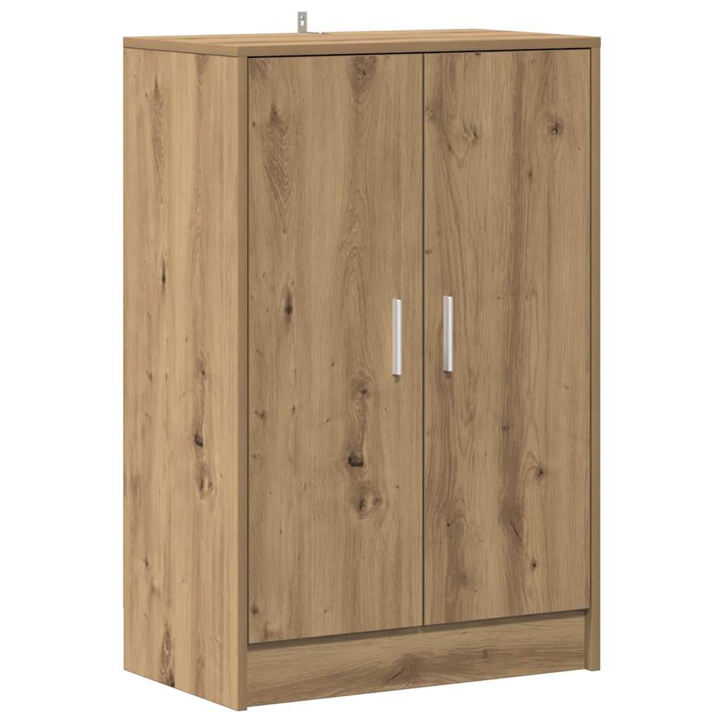Armoire à chaussures chêne artisanal bois d'ingénierie - XIOS
