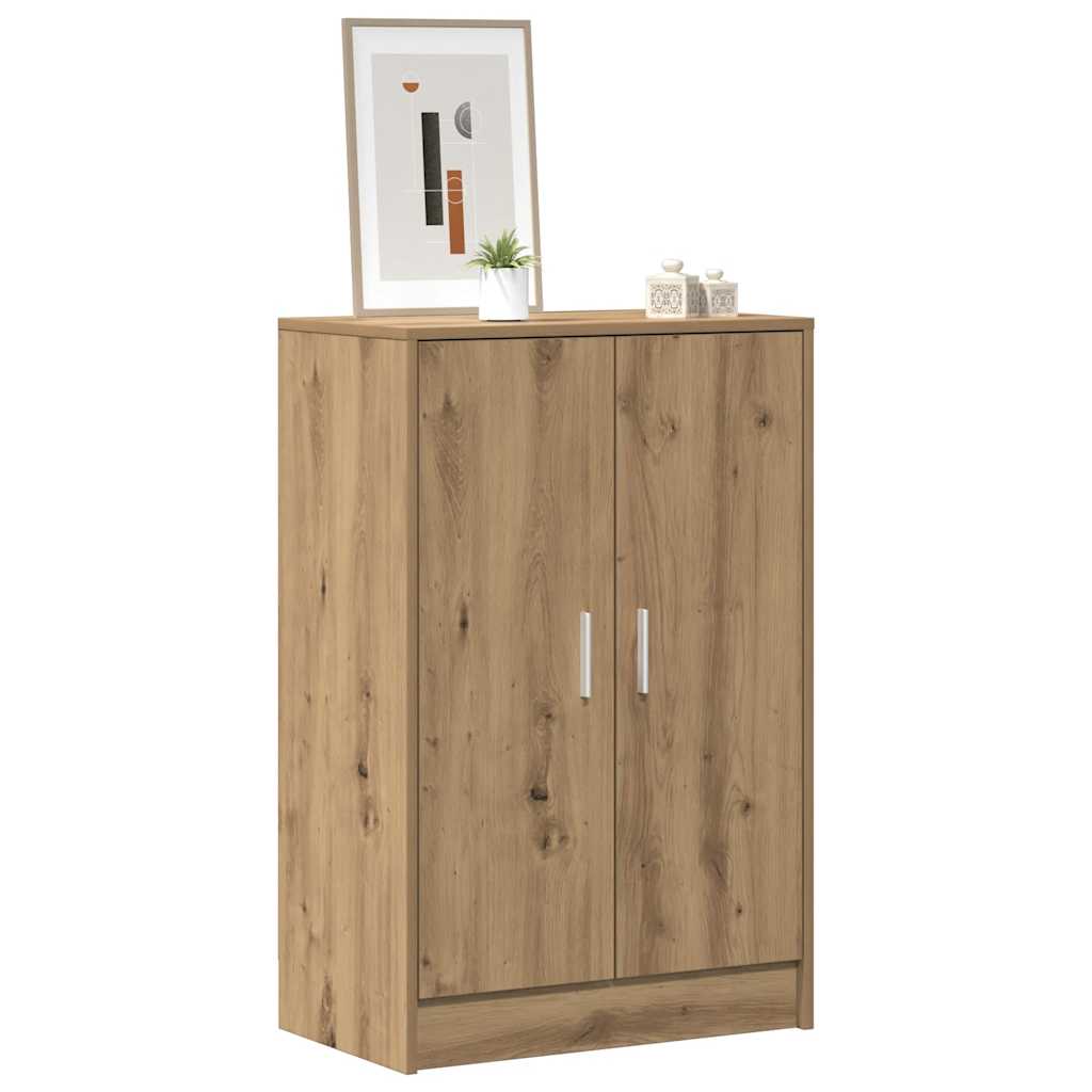 Armoire à chaussures chêne artisanal bois d'ingénierie - XIOS