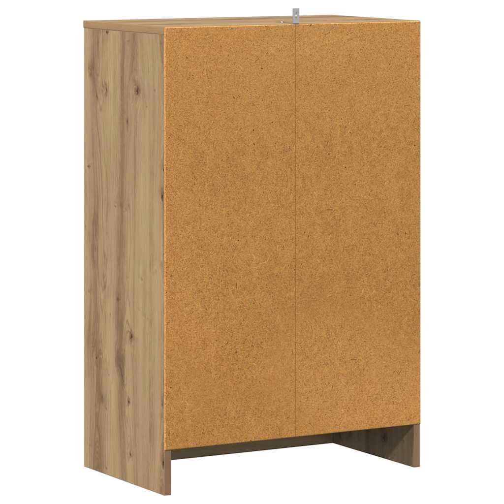 Armoire à chaussures chêne artisanal bois d'ingénierie - XIOS