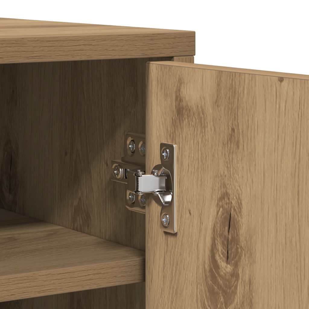 Armoire à chaussures chêne artisanal bois d'ingénierie - XIOS