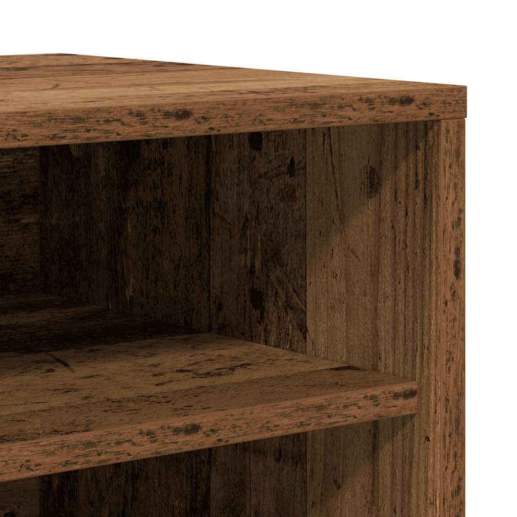 Armoire à chaussures vieux bois 60x35x70 cm bois d'ingénierie - XIOS