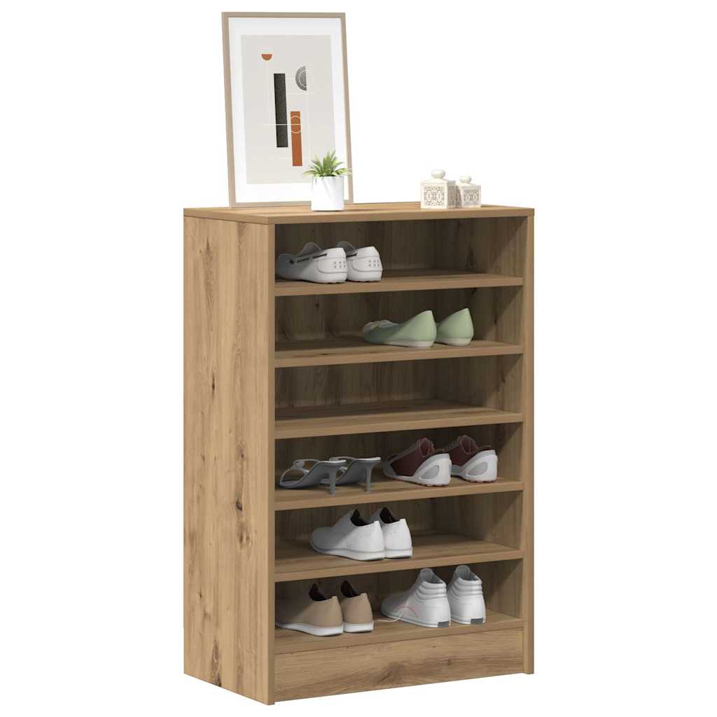 Armoire à chaussures chêne artisanal bois d'ingénierie - XIOS