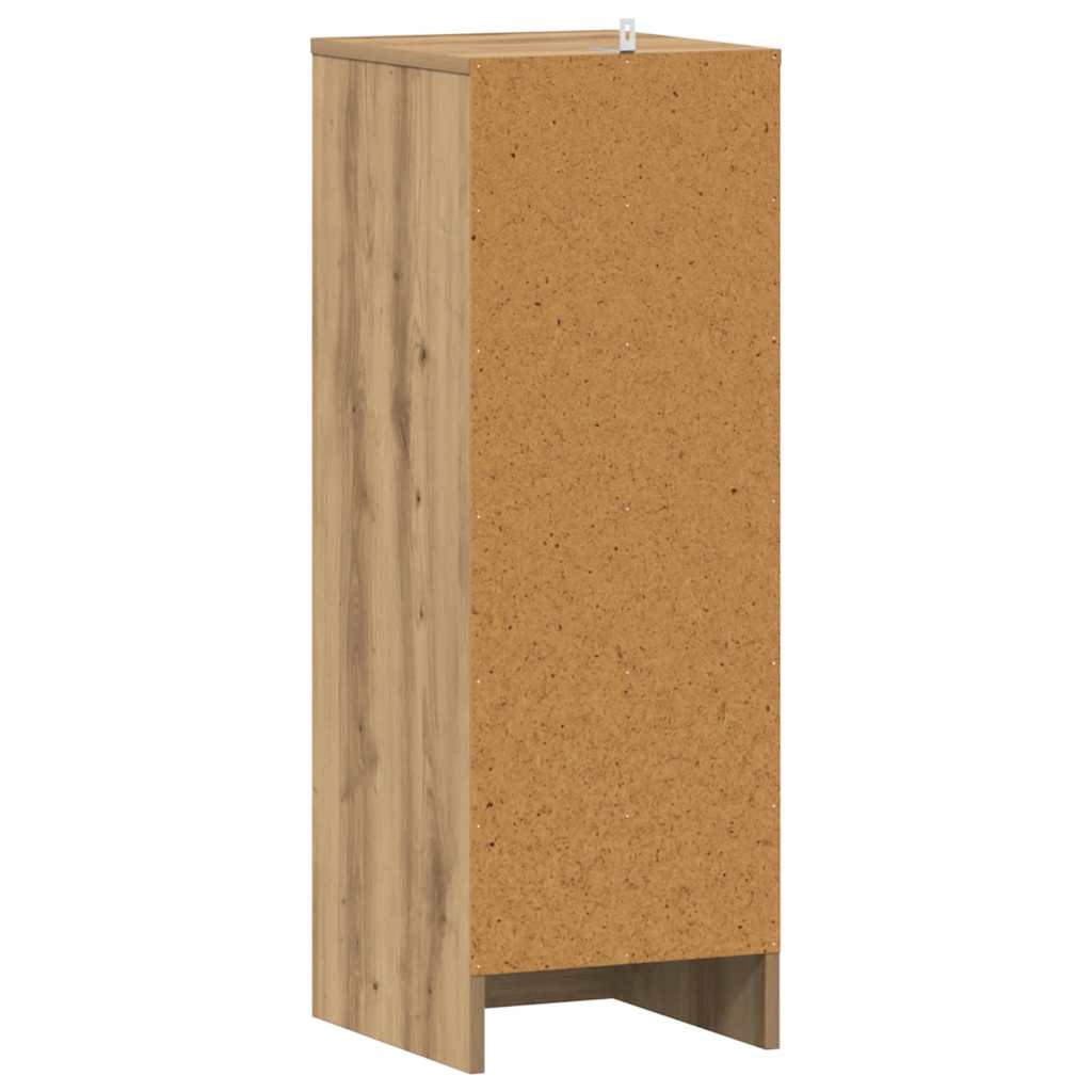 Armoire à chaussures vieux bois 32x35x92 cm bois d'ingénierie - XIOS