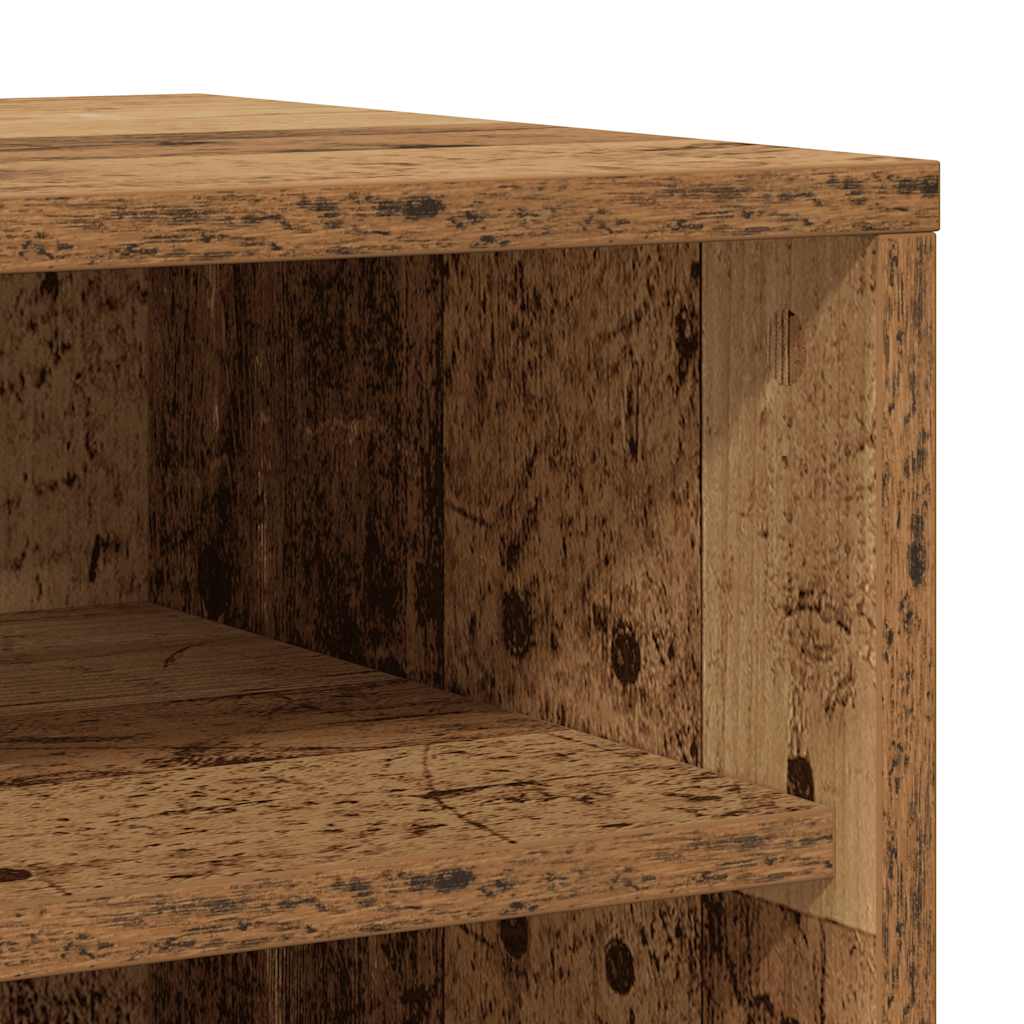 Armoires à chaussures 2 pcs vieux bois bois d'ingénierie - XIOS