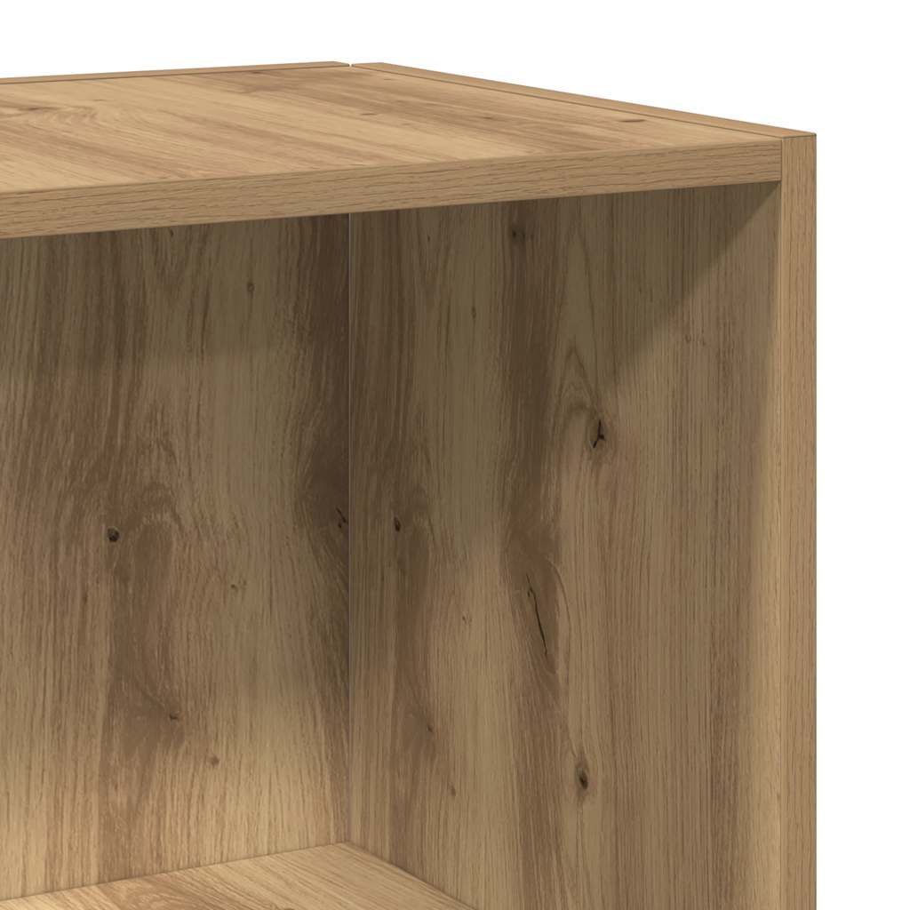 Table d'appoint chêne artisanal 33x33x34 cm bois d'ingénierie - XIOS