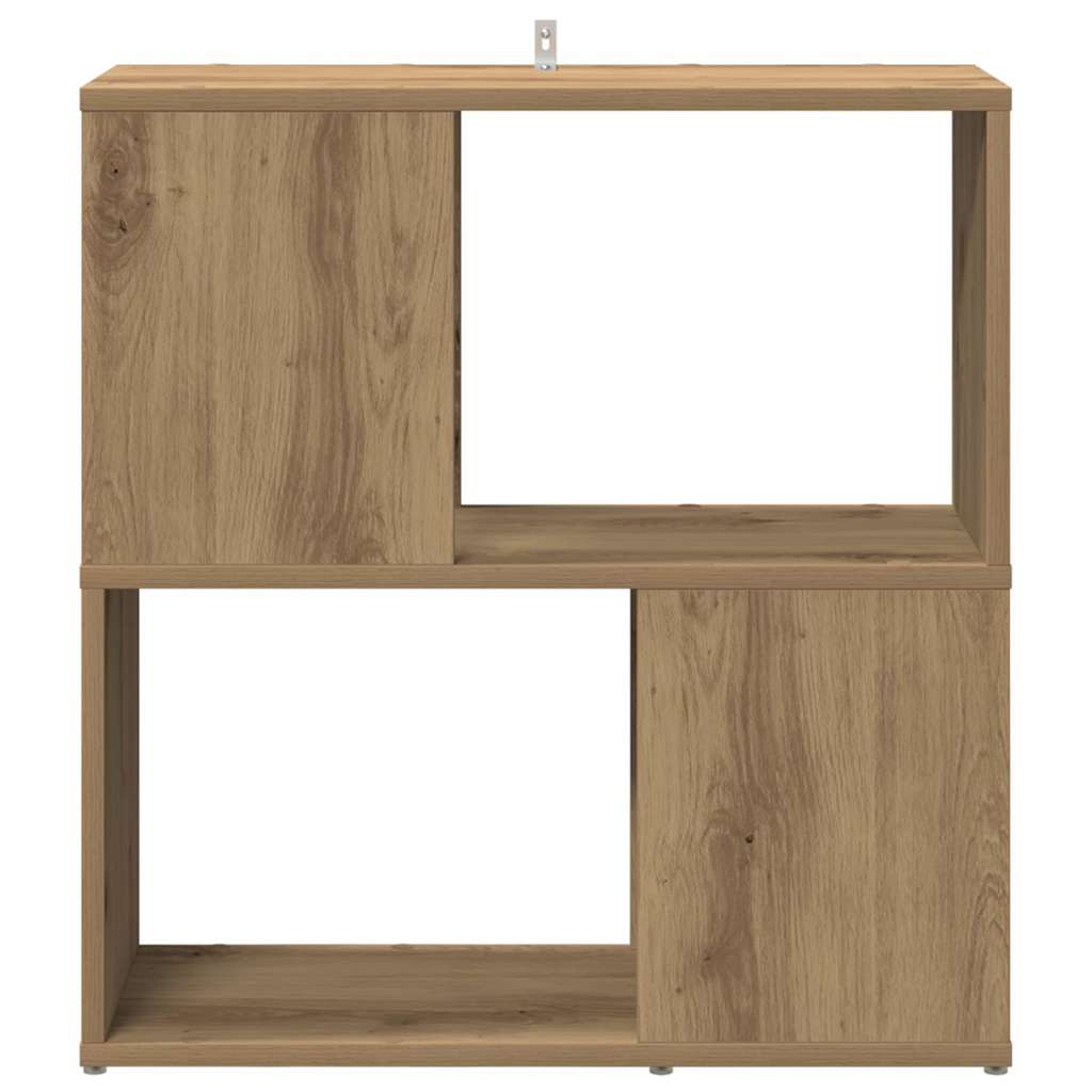Bibliothèque chêne artisanal 60x24x63 cm bois d'ingénierie - XIOS
