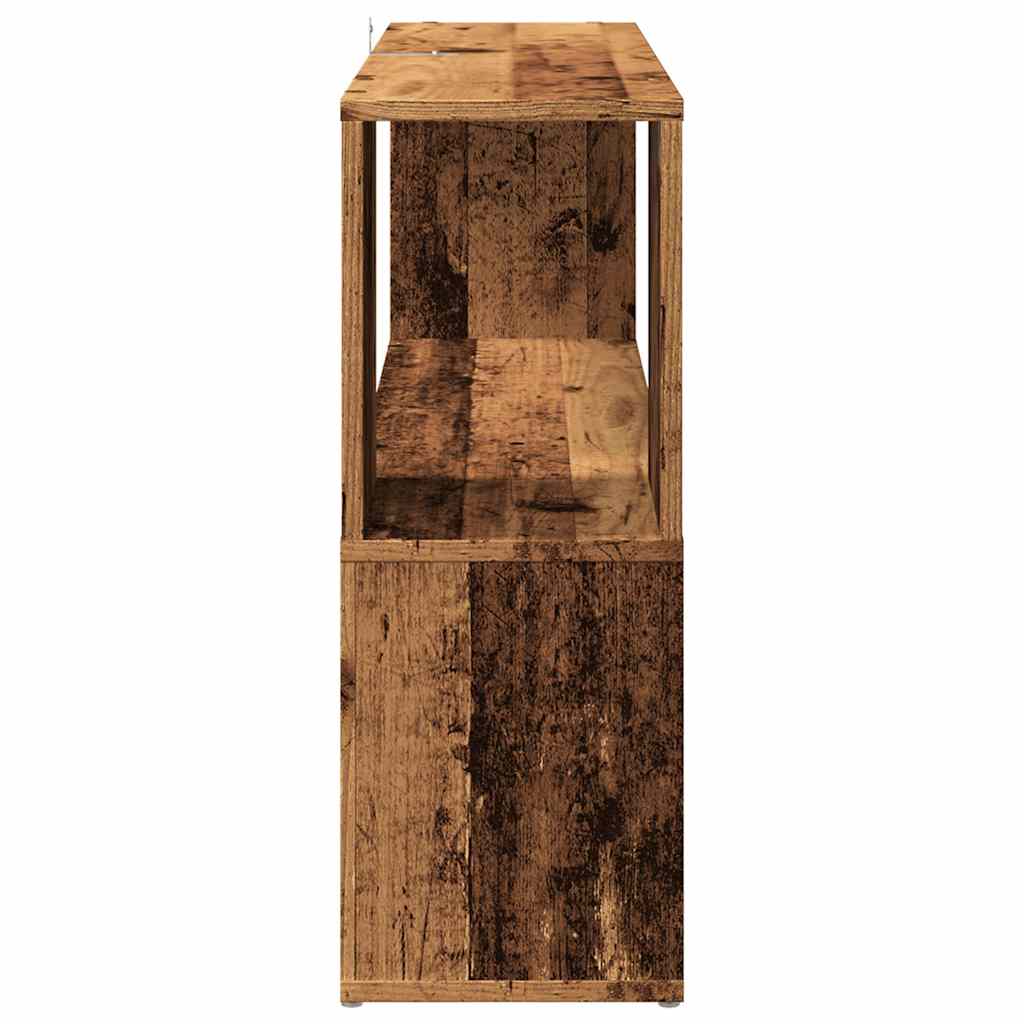 Bibliothèque vieux bois 100x24x63 cm bois d'ingénierie - XIOS