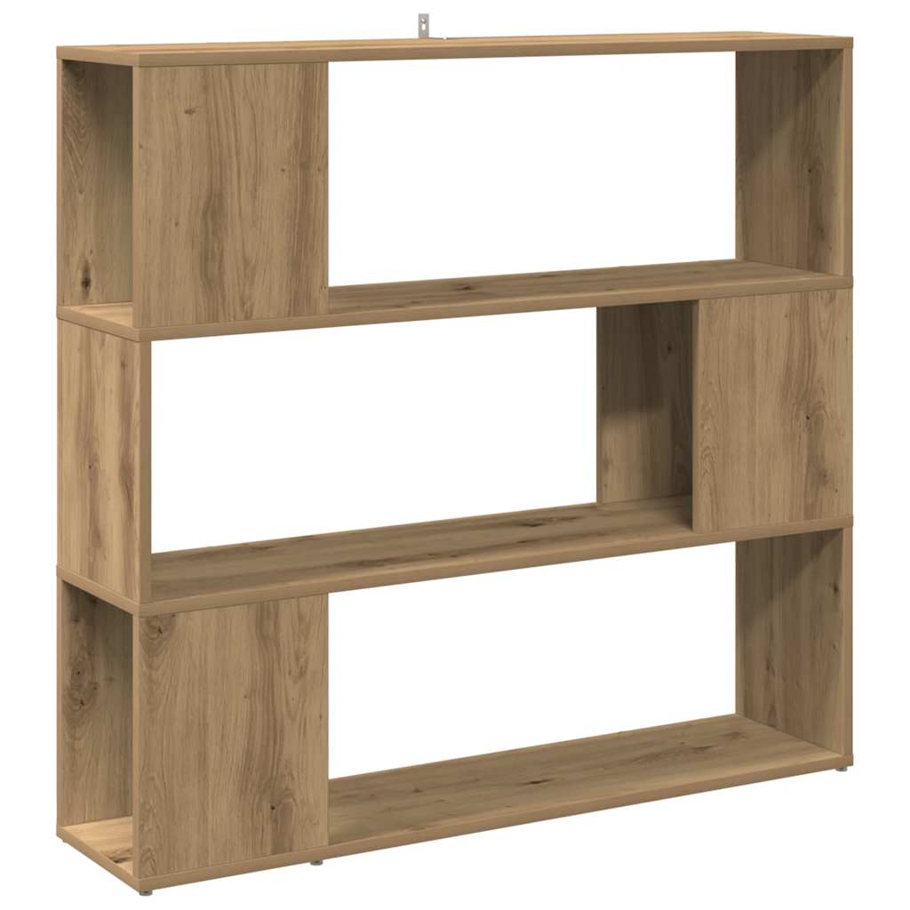 Bibliothèque/Séparateur de pièce chêne artisanal 100x24x94 cm - XIOS