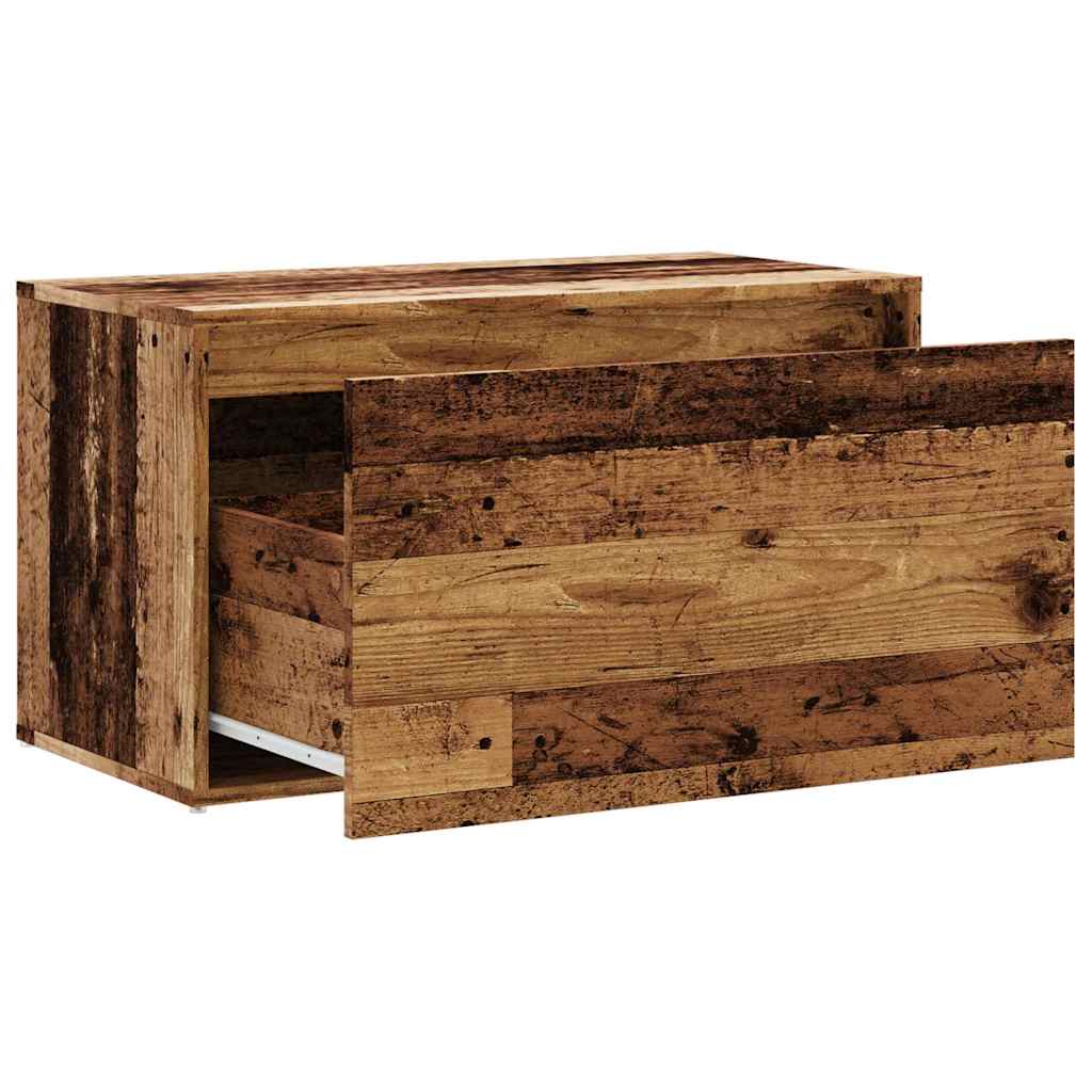 Banc d'entrée 80x40x45 cm vieux bois bois d'ingénierie - XIOS