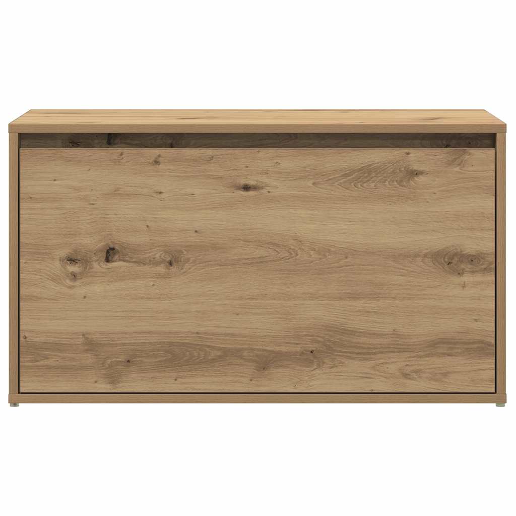 Banc d'entrée 80x40x45 cm chêne artisanal bois d'ingénierie - XIOS