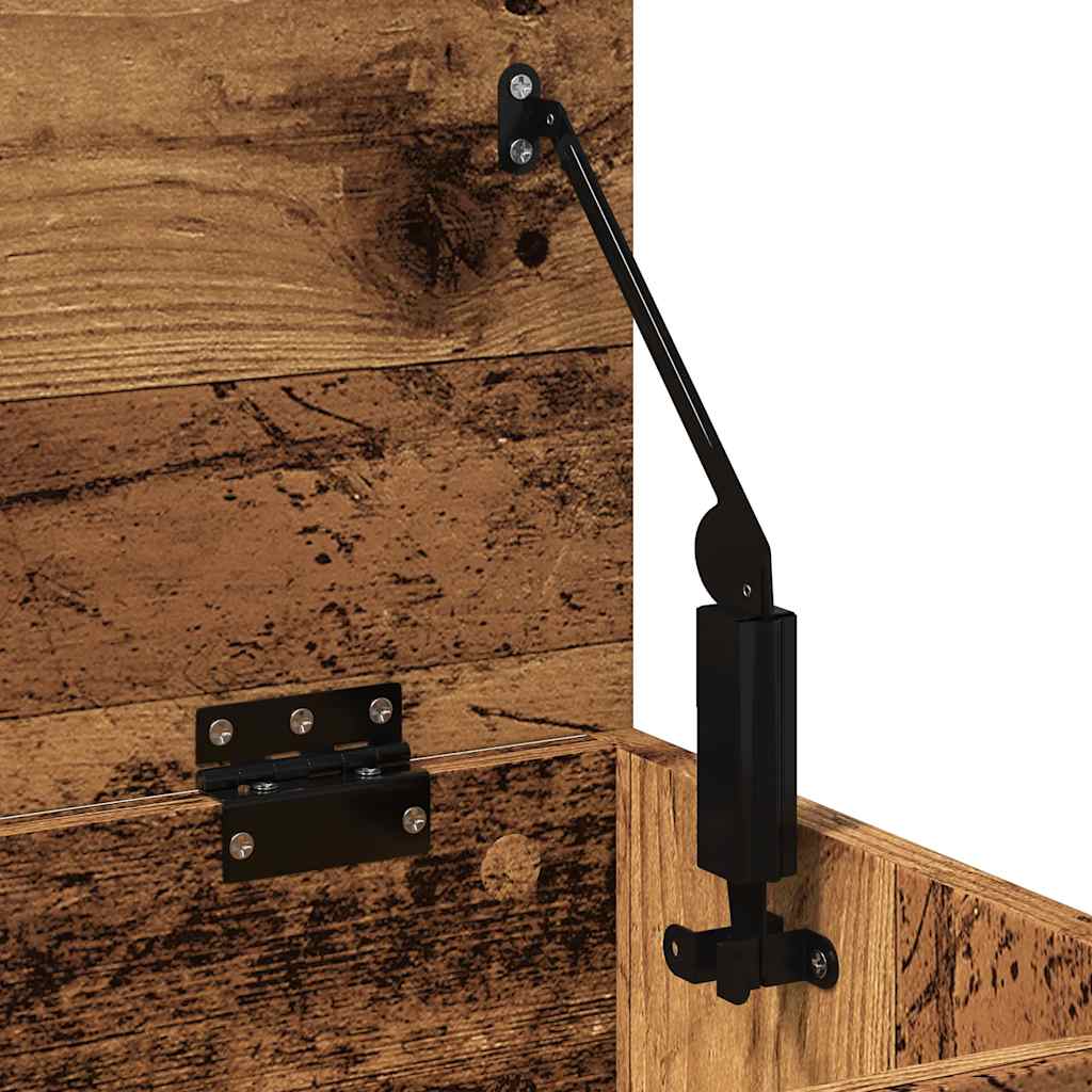 Banc à chaussures vieux bois 60x30x45 cm bois d'ingénierie - XIOS