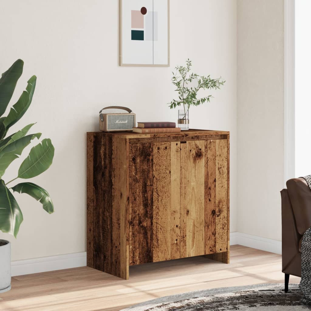 Buffet vieux bois 70x41x75 cm bois d'ingénierie - XIOS