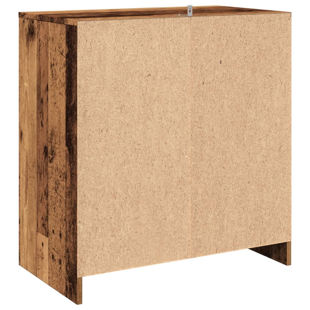 Buffet vieux bois 70x41x75 cm bois d'ingénierie - XIOS