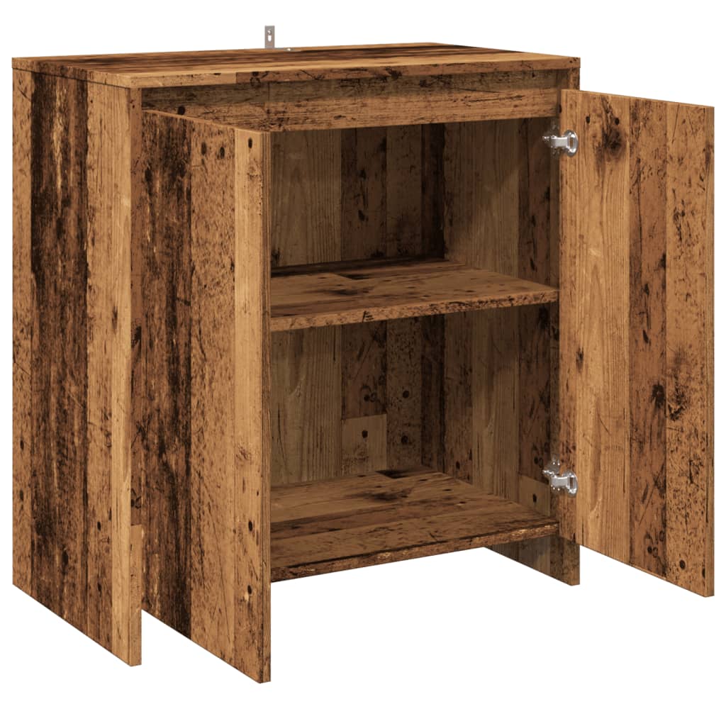 Buffet vieux bois 70x41x75 cm bois d'ingénierie - XIOS