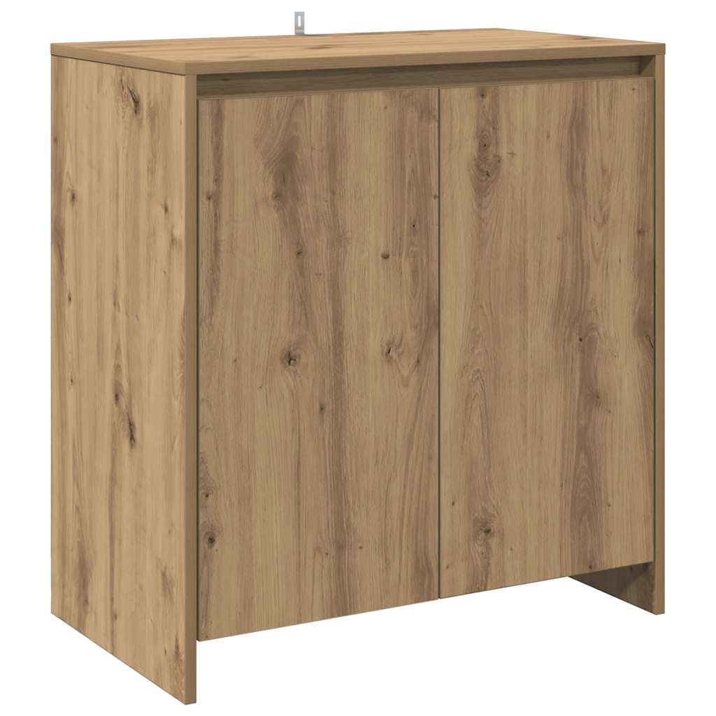 Buffet chêne artisanal 70x41x75 cm bois d'ingénierie - XIOS