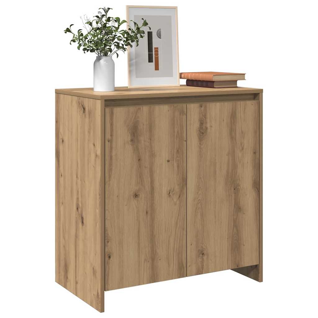 Buffet chêne artisanal 70x41x75 cm bois d'ingénierie - XIOS