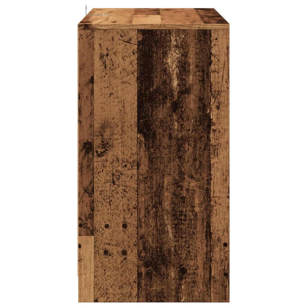 Buffet vieux bois 70x41x75 cm bois d'ingénierie - XIOS