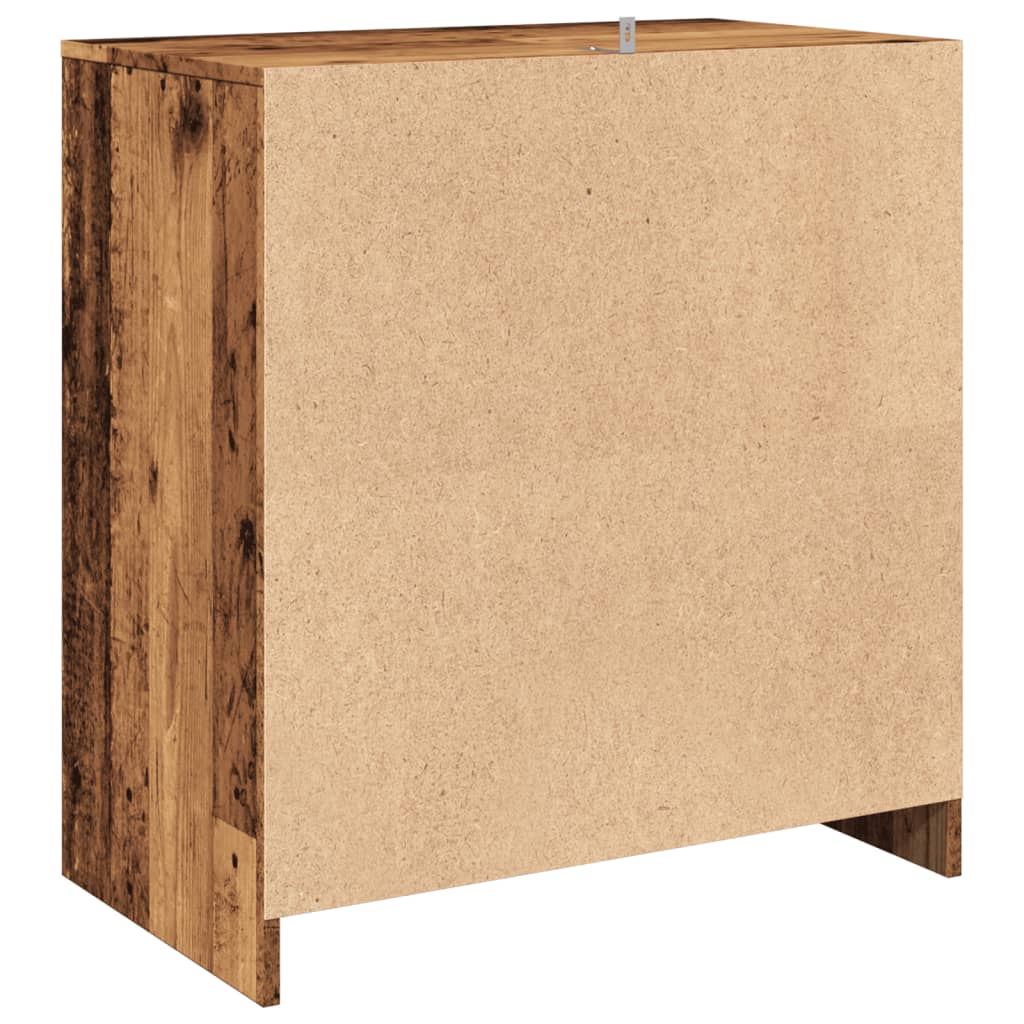 Buffet vieux bois 70x41x75 cm bois d'ingénierie - XIOS