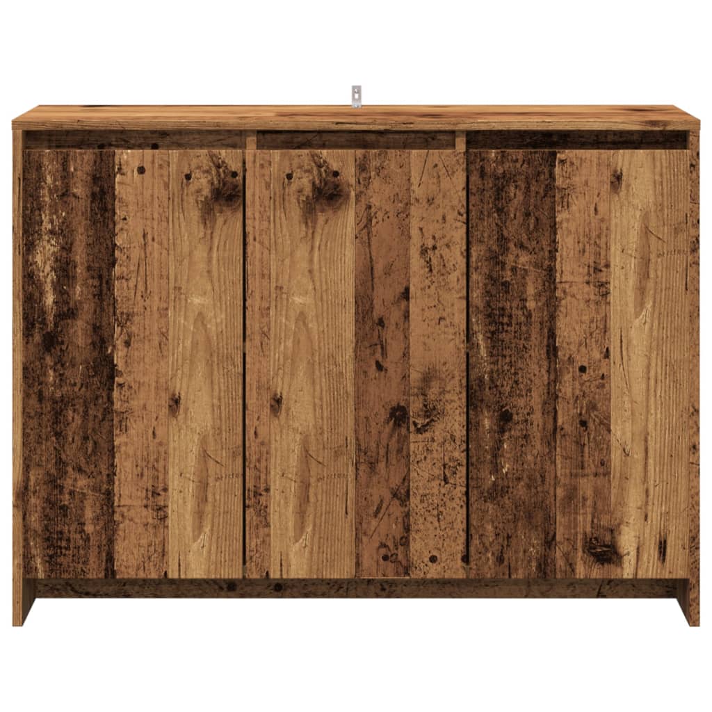 Buffet vieux bois 102x33x75 cm bois d'ingénierie - XIOS