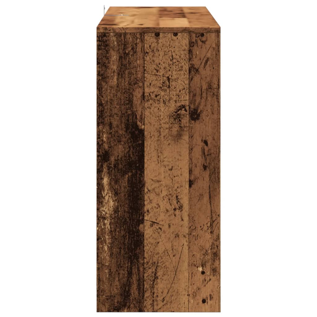 Buffet vieux bois 102x33x75 cm bois d'ingénierie - XIOS