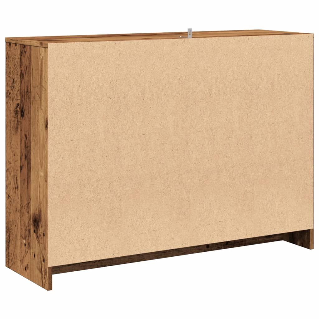 Buffet vieux bois 102x33x75 cm bois d'ingénierie - XIOS