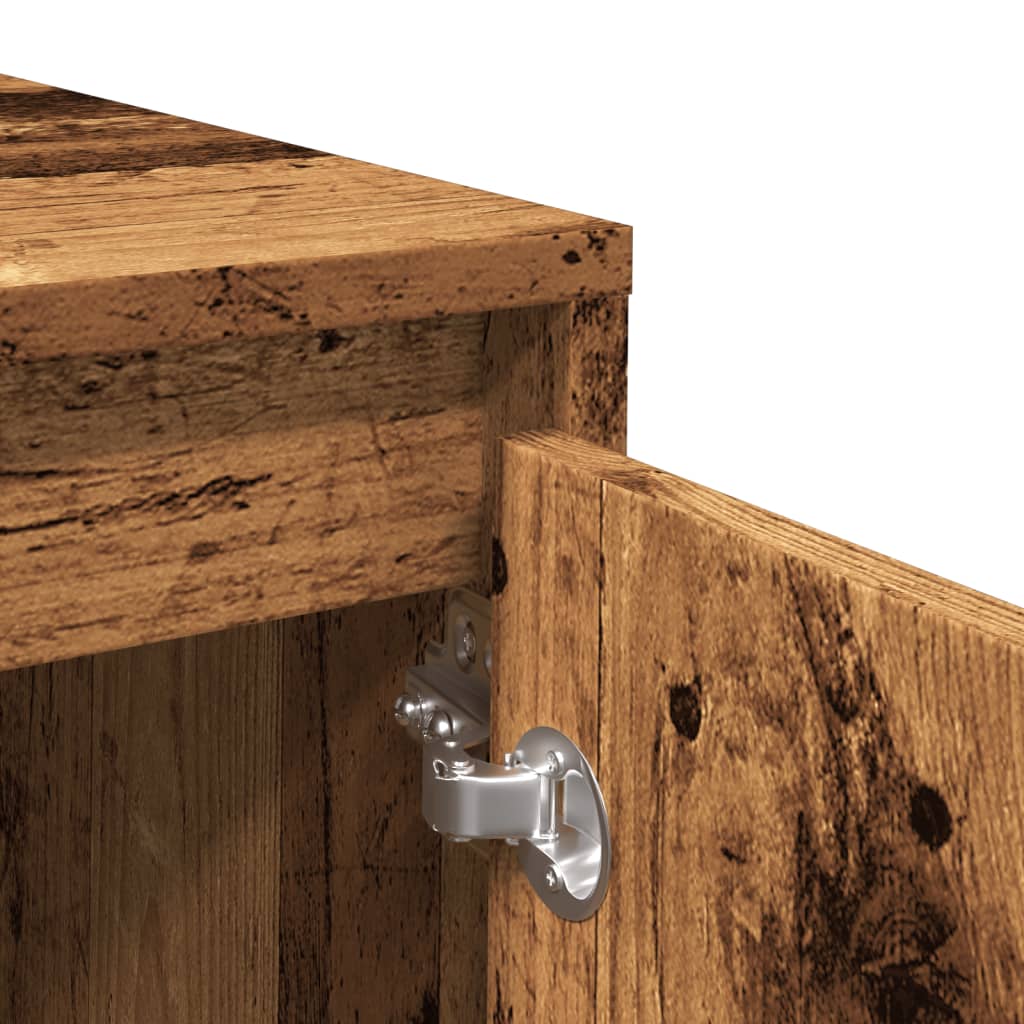 Buffet vieux bois 102x33x75 cm bois d'ingénierie - XIOS