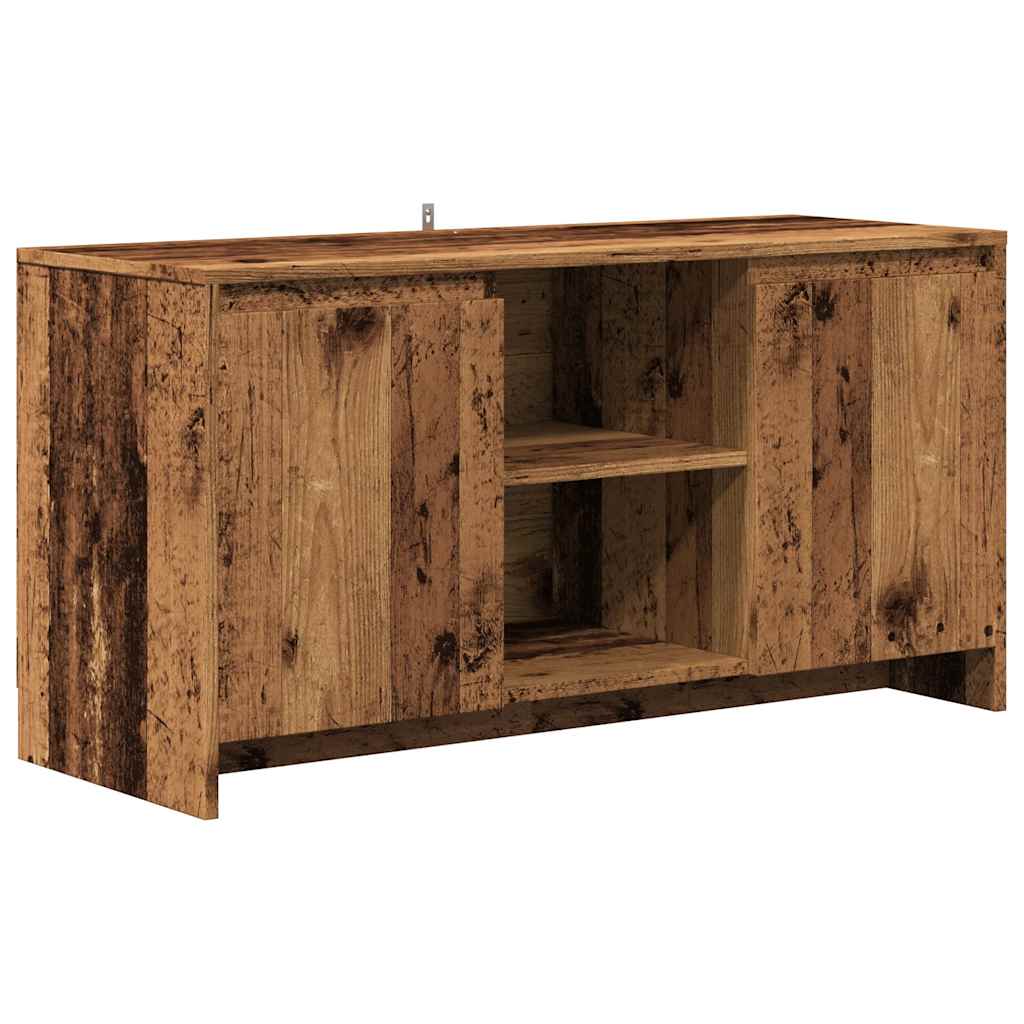 Meuble TV vieux bois 102x37,5x52,5 cm bois d'ingénierie - XIOS