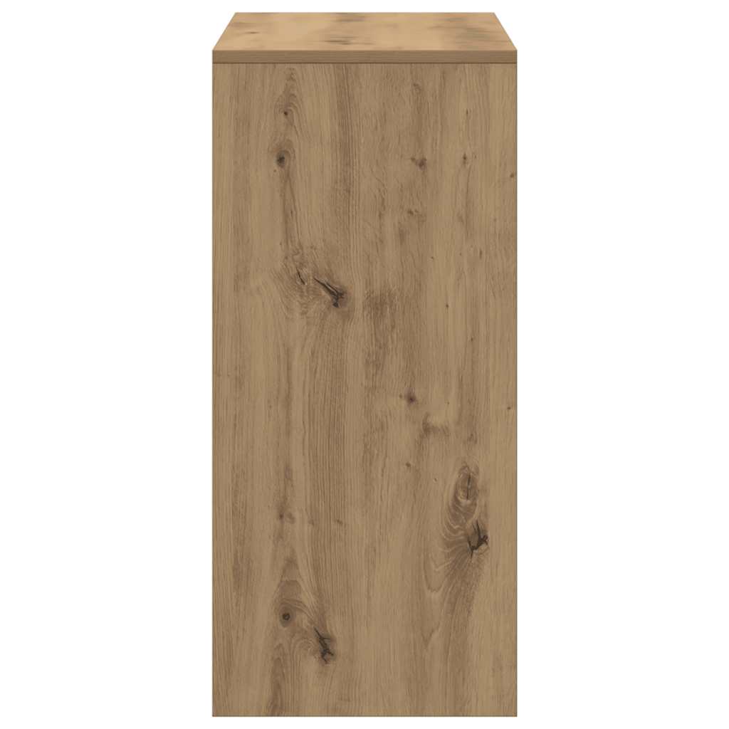 Table console chêne artisanal 100x35x76,5 cm bois d'ingénierie - XIOS