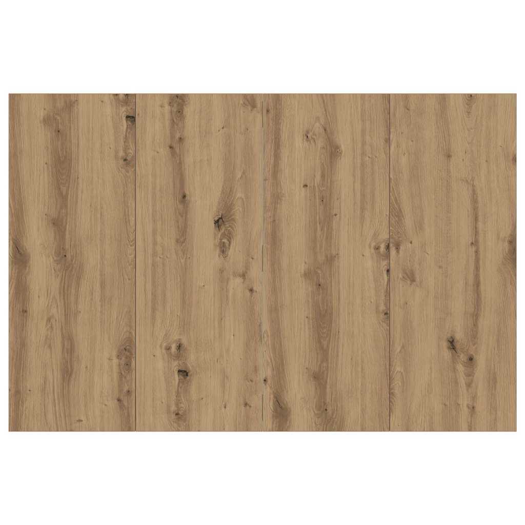 Tête de lit chêne artisanal 120x1,5x80 cm bois d'ingénierie - XIOS