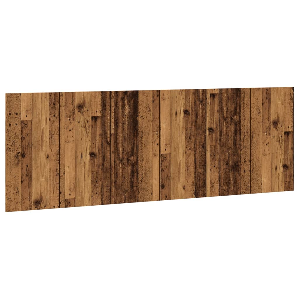 Tête de lit murale vieux bois 240x1,5x80 cm bois d'ingénierie - XIOS