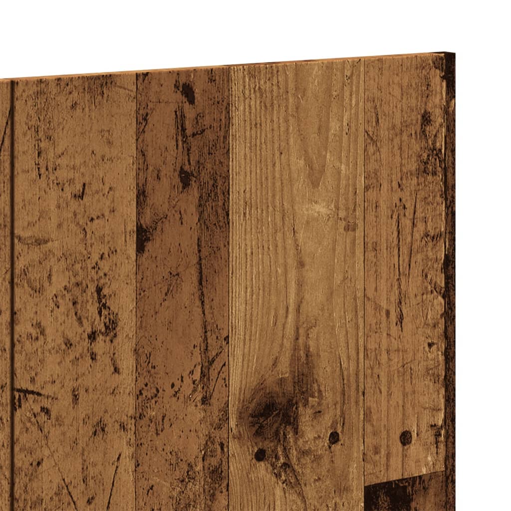 Tête de lit murale vieux bois 240x1,5x80 cm bois d'ingénierie - XIOS