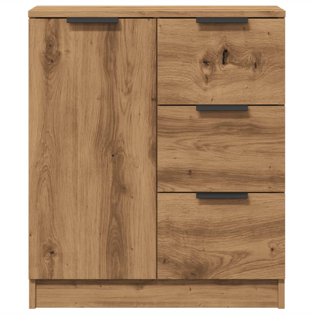 Buffet chêne artisanal 60x30x70 cm bois d'ingénierie - XIOS